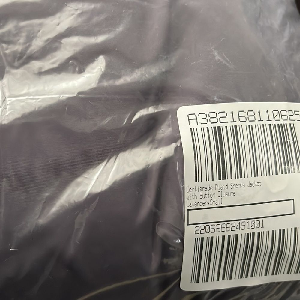 Centigrade Button Closure Reversible Plaid Sherpa… - image 8